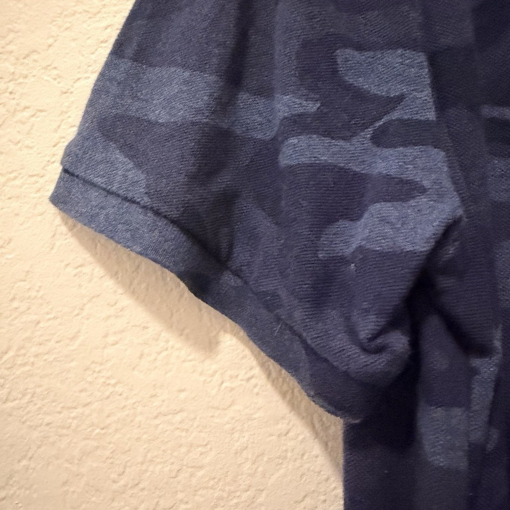 Polo Ralph Lauren Navy Camouflage Classic Fit Polo - Blue Camo Men's XL - Picture 3 of 10